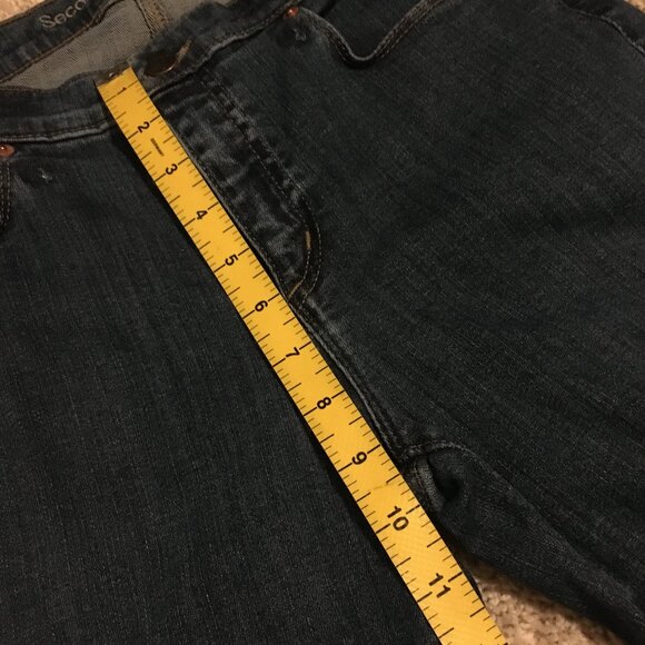 Second Yoga Canadian Made Denim Skinny Blue Jeans - Picture 15 of 16